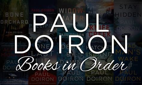 do you need to read Paul Doiron books in order?