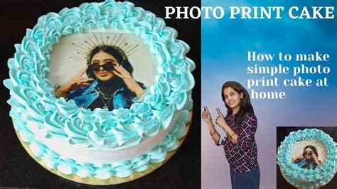 how to print an image on a cake